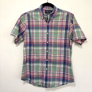 Ralph Lauren Plaid Button Up Shirt Large